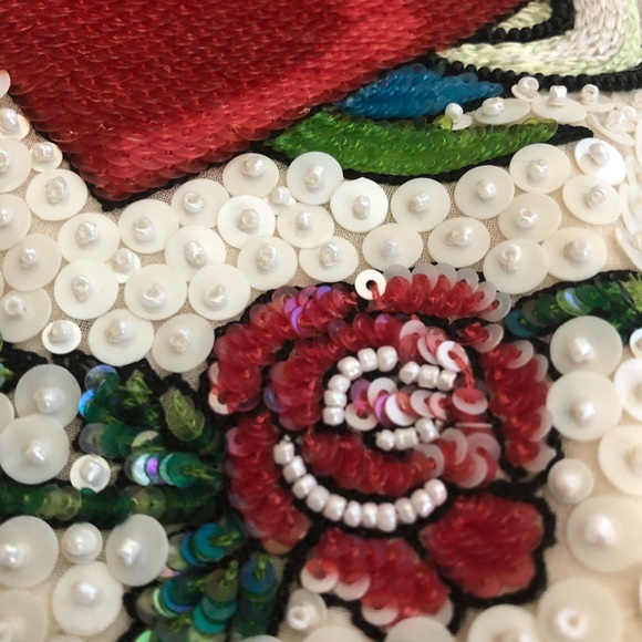 RARE Escada “True Love” Sequinned Halter Top - Picture 7 of 10